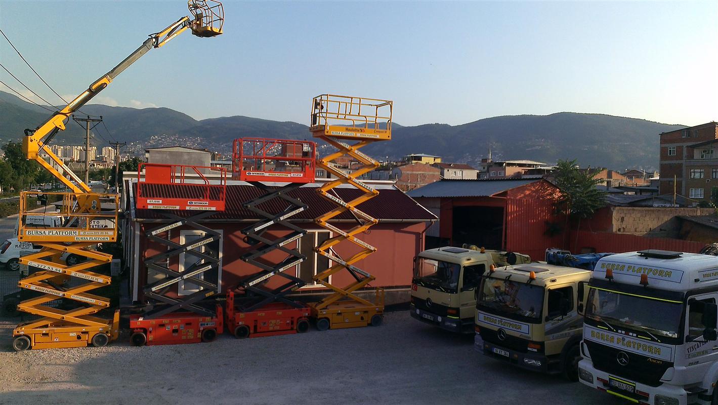 Yalova Kiralk Eklemli Platform, Makasl Platform, Dikey Platform, Eklemli Platform, rmcek Platform, Sepetli Platform